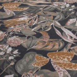 BePureHome Barstoel Met Bloempatroon -Meubelverkoop bepure vogue fluwelen barstoel 65 cm bouqeut zwart 02 2