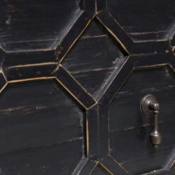 BePureHome Vintage Wandkast Zwart Hout -Meubelverkoop bepurehome bequest vintage wandkast zwart hout 07