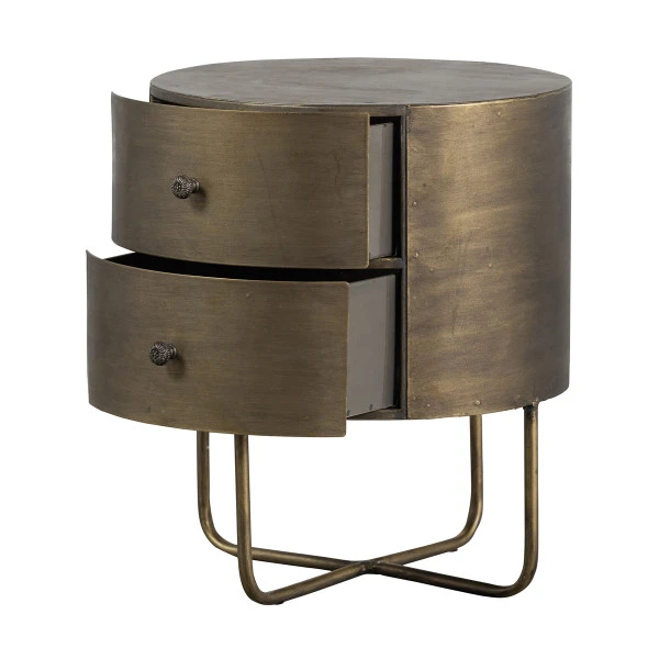 BePureHome Rond Nachtkastje Goud 8 BePureHome Rond Nachtkastje Goud - Afbeelding 6