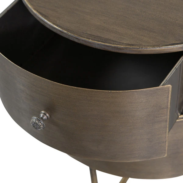 BePureHome Rond Nachtkastje Goud 10 BePureHome Rond Nachtkastje Goud - Afbeelding 8