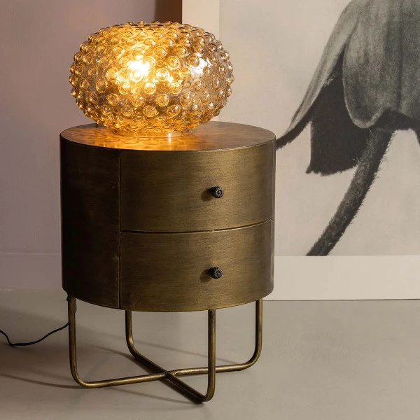 BePureHome Rond Nachtkastje Goud 3 BePureHome Rond Nachtkastje Goud