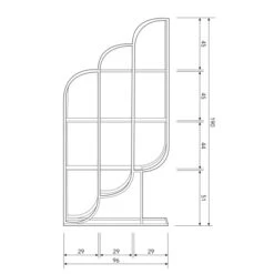 BePureHome Luchtig Wandrek Goud 17 BePureHome Luchtig Wandrek Goud -Meubelverkoop bepurehome intense luchtig wandrek goud 08