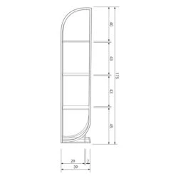 BePureHome Wandrek Antique Brass -Meubelverkoop bepurehome intense wandrek antique brass 08