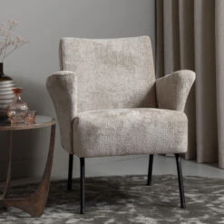 BePureHome Zachte Fauteuil Naturel Stof
