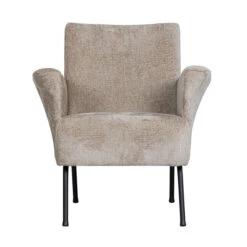 BePureHome Zachte Fauteuil Naturel Stof -Meubelverkoop bepurehome muse zachte fauteuil naturel stof 04