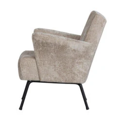 BePureHome Zachte Fauteuil Naturel Stof -Meubelverkoop bepurehome muse zachte fauteuil naturel stof 05