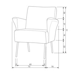 BePureHome Zachte Fauteuil Naturel Stof -Meubelverkoop bepurehome muse zachte fauteuil naturel stof 08