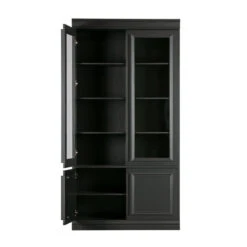 BePureHome Vitrinekast Mat Zwart -Meubelverkoop bepurehome organize vitrinekast mat zwart 02