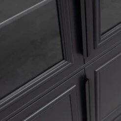 BePureHome Vitrinekast Mat Zwart -Meubelverkoop bepurehome organize vitrinekast mat zwart 05