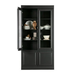 BePureHome Vitrinekast Mat Zwart -Meubelverkoop bepurehome organize vitrinekast mat zwart 07