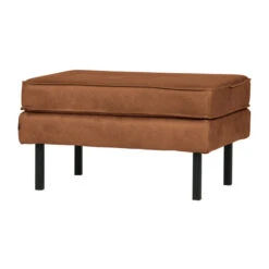 BePureHome Hocker Recycle Leer -Meubelverkoop bepurehome rodeo hocker recycle leer 02