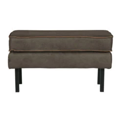 BePureHome Hocker Recycle Leer -Meubelverkoop bepurehome rodeo hocker recycle leer 05