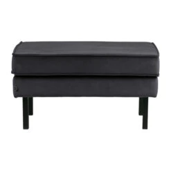 BePureHome Hocker Fluweel -Meubelverkoop bepurehome rodeo velvet hocker fluweel 04