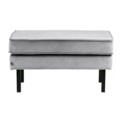 BePureHome Hocker Fluweel -Meubelverkoop bepurehome rodeo velvet hocker fluweel 05
