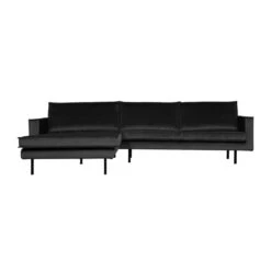 BePureHome Hoekbank Chaise Longue Velvet -Meubelverkoop bepurehome rodeo velvet hoekbank chaise longue fluweel 08