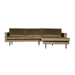 BePureHome Hoekbank Chaise Longue Velvet -Meubelverkoop bepurehome rodeo velvet hoekbank chaise longue fluweel 31