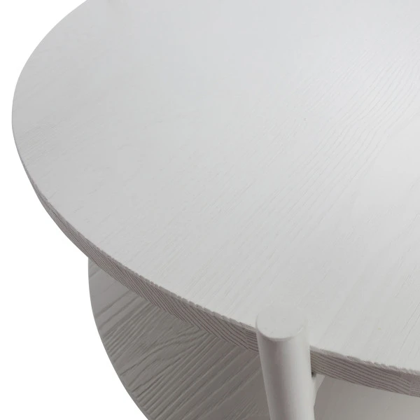 BePureHome Witte Salontafel Rond 4 BePureHome Witte Salontafel Rond - Afbeelding 2