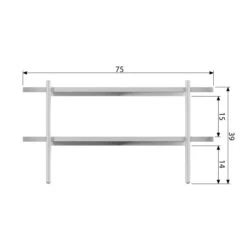 BePureHome Witte Salontafel Rond 12 BePureHome Witte Salontafel Rond -Meubelverkoop bepurehome tender witte salontafel rond 05