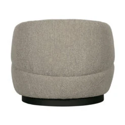 BePureHome Ronde Draaifauteuil Boucle 9 BePureHome Ronde Draaifauteuil Boucle -Meubelverkoop bepurehome woolly draaifauteuil van zachte stof 03