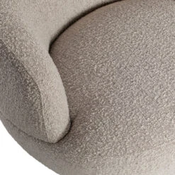 BePureHome Ronde Draaifauteuil Boucle 11 BePureHome Ronde Draaifauteuil Boucle -Meubelverkoop bepurehome woolly draaifauteuil van zachte stof 05