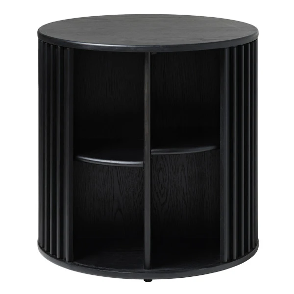 Bijzettafel Zwart Rond 4 Bijzettafel Zwart Rond - Afbeelding 2