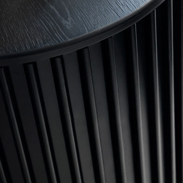 Bijzettafel Zwart Rond 5 Bijzettafel Zwart Rond - Afbeelding 3