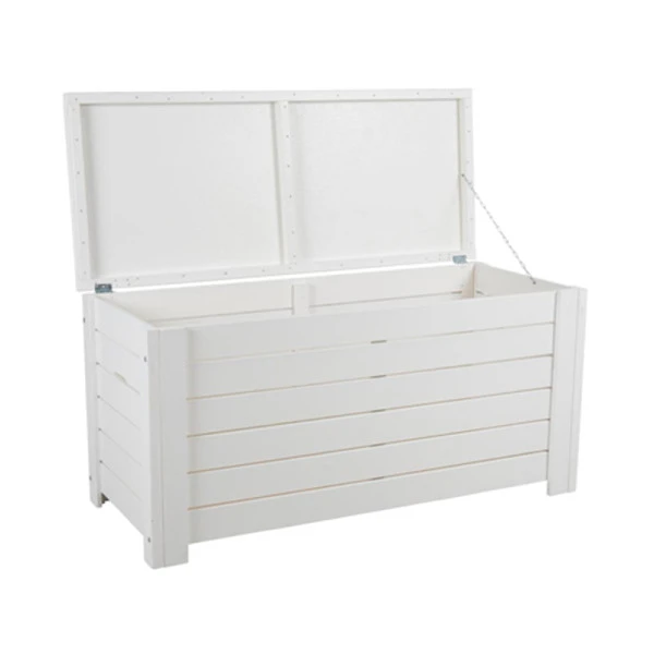 Brafab Kussenbox Wit Hout Met Hoes 4 Brafab Kussenbox Wit Hout Met Hoes - Afbeelding 2