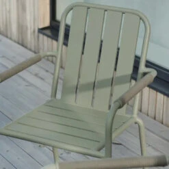 Brafab Tuinstoel Met Armleuningen -Meubelverkoop brafab innes tuinstoel met armleuningen grijs 05 2