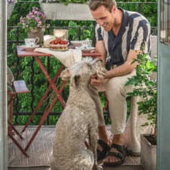 Brafab Balkonset Gelakt Staal -Meubelverkoop brafab ponte balkonset rood staal 02 1