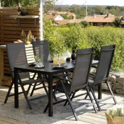 Brafab Standenstoel Aluminium -Meubelverkoop brafab rana standenstoel zwart aluminium 04 1