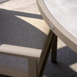 Brafab Ronde Tuintafel Betonlook -Meubelverkoop brafab samvaro ronde tuintafel betonlook beige 02 1