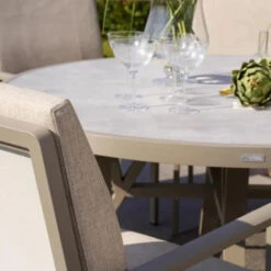 Brafab Ronde Tuintafel Betonlook -Meubelverkoop brafab samvaro ronde tuintafel betonlook beige 04 1