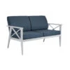 Brafab Tuin Loungebank Blauw Wit