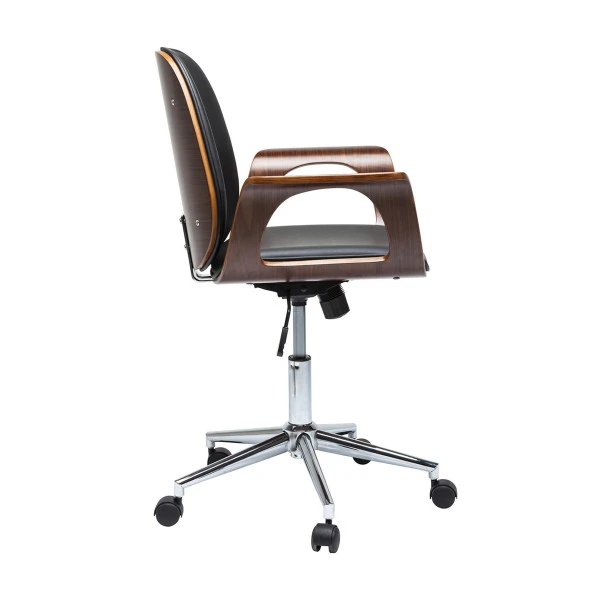 Bureaustoel Walnoot 4 Bureaustoel Walnoot - Afbeelding 2