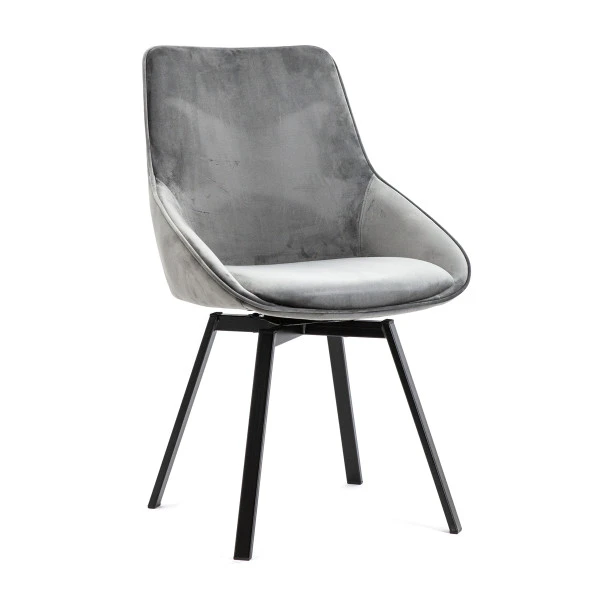 Draaibare Eetstoel Fluweel 4 Draaibare Eetstoel Fluweel - Afbeelding 2