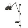 Zwarte Wandlamp Met Plankje 1 Zwarte Wandlamp Met Plankje -Meubelverkoop by boo horus zwarte wandlamp met plankje 01