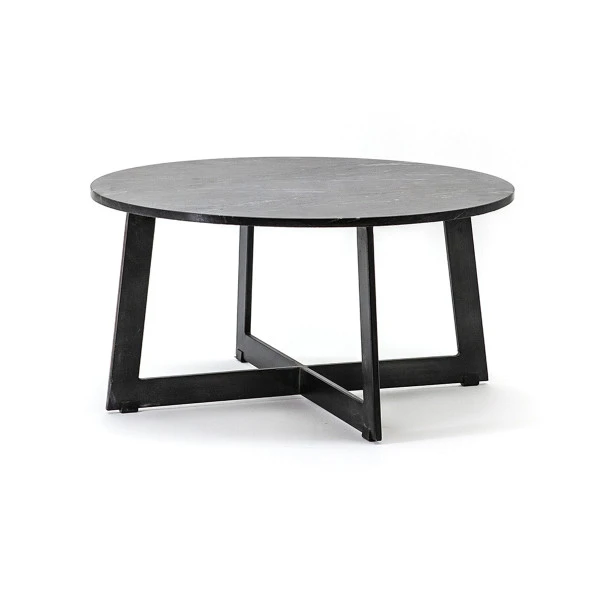 Ronde Salontafel Zwart Marmer 3 Ronde Salontafel Zwart Marmer