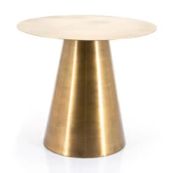 Ronde Bijzettafel Goud -Meubelverkoop by boo mastic ronde bijzettafel goud 01