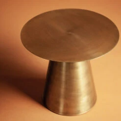 Ronde Bijzettafel Goud -Meubelverkoop by boo mastic ronde bijzettafel goud 04