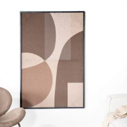 Wandpaneel Met Organische Vormen