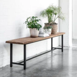 Eetkamerbank Teakhout -Meubelverkoop d bodhi beam eetkamerbank teakhout 05 4