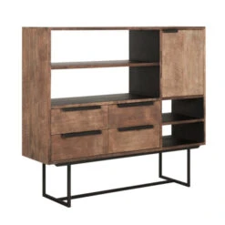 Hoog Dressoir Teak Hout 10 Hoog Dressoir Teak Hout -Meubelverkoop d bodhi odeon hoog dressoir van teakhout 01