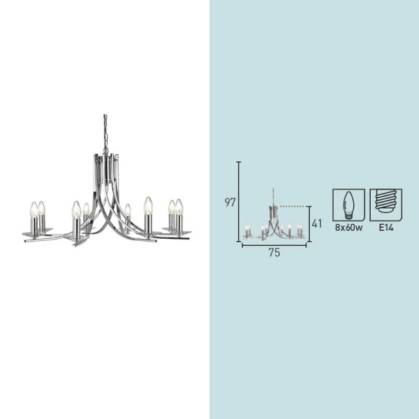Design Kroonluchter 8 5 Design Kroonluchter 8 - Afbeelding 3
