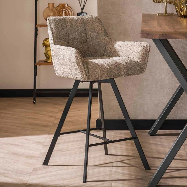 Draaibare Barkruk Met Armleuningen 3 Draaibare Barkruk Met Armleuningen