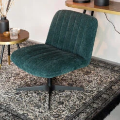 Draaistoel Met Ribstof -Meubelverkoop draaistoel met ribstof belmond lumz home 05