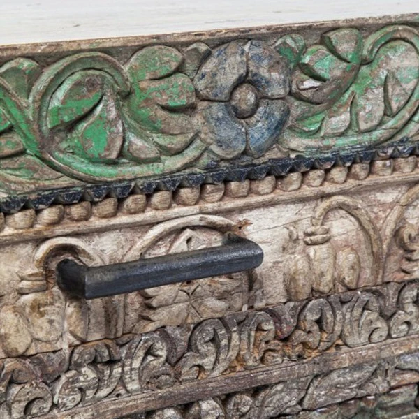 India Dressoir Houtsnijwerk 6 India Dressoir Houtsnijwerk - Afbeelding 4