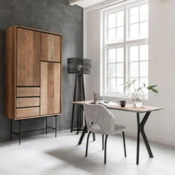Teakhouten Bureau 16 Teakhouten Bureau -Meubelverkoop dtp home metropole teakhouten bureau 011