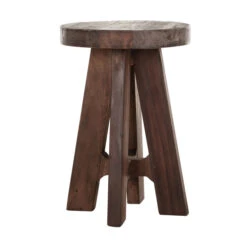 Stoer Krukje Van Gerecycled Teakhout