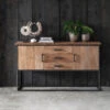 Teak Dressoir Industrieel Design 1 Teak Dressoir Industrieel Design -Meubelverkoop dtp home timeless dresoir beam no. 2 05