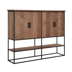 Bergkast Teakhout Large -Meubelverkoop dtp home timeless wandkast beam groot 01